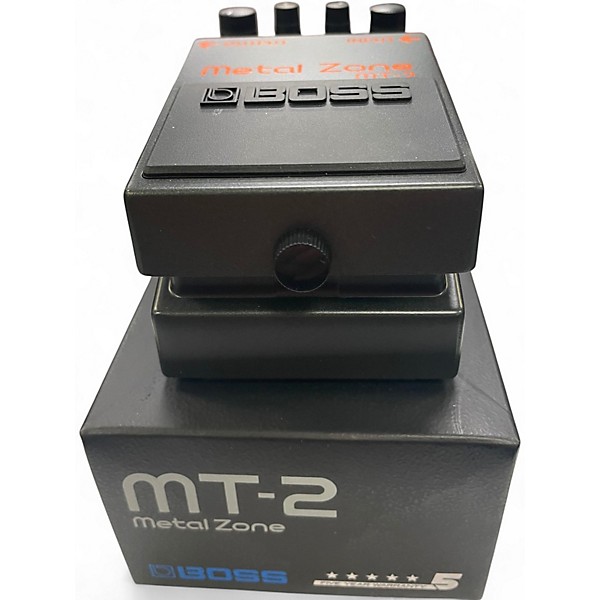 Used 2017 BOSS MT2 Metal Zone Distortion Effect Pedal