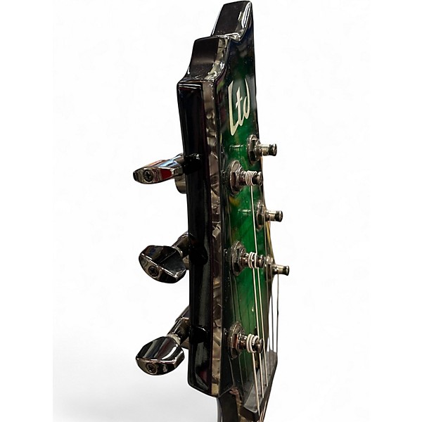 Used Ltd H330FM Flamed Green Burst  Solid Body Electric Guitar