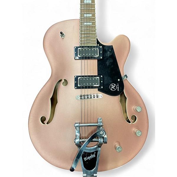 Used Reverend PA-1RB Mulberry Mist Hollow Body Electric Guitar
