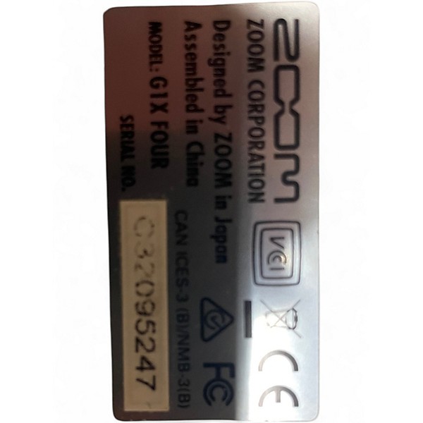 Used Zoom G1X FOUR Effect Processor