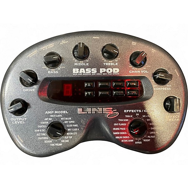 Used Line 6 BASS POD Effect Processor