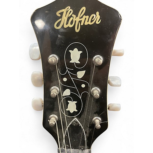 Used Hofner Ignition Series 2 Tone Sunburst Hollow Body Electric Guitar