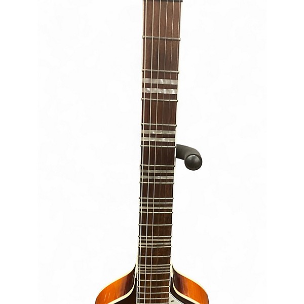 Used Hofner Ignition Series 2 Tone Sunburst Hollow Body Electric Guitar