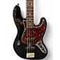 Used Fender Deluxe Active Jazz Bass Black Electric Bass Guitar