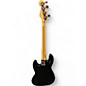 Used Fender Deluxe Active Jazz Bass Black Electric Bass Guitar