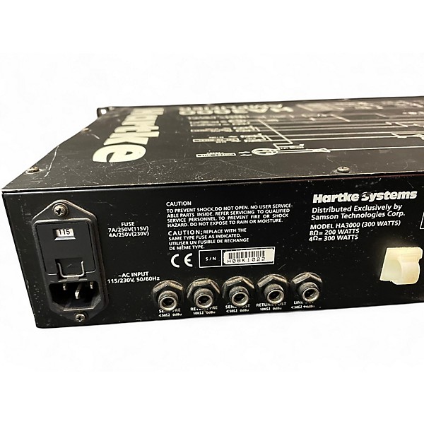 Used Hartke ha300 Bass Amp Head