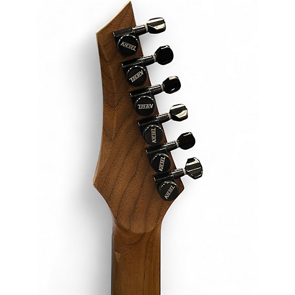 Used Kiesel Aries Neck Through California Burst Solid Body Electric Guitar