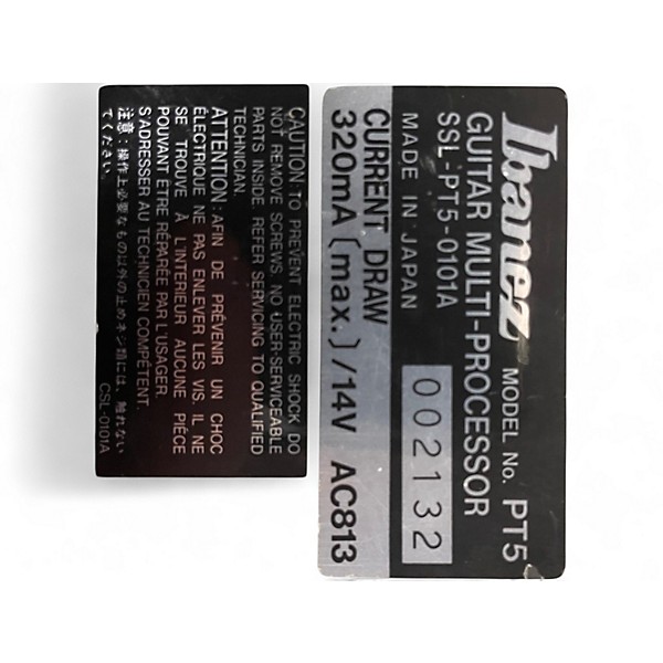 Used Ibanez PT5 Effect Processor