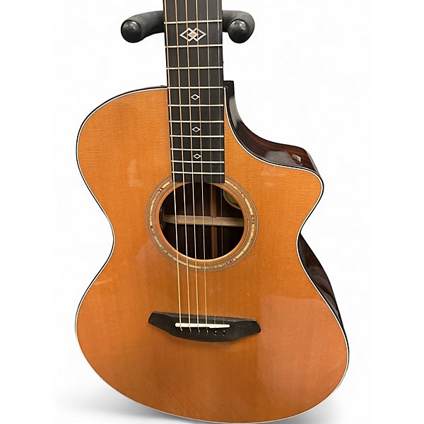 Used Breedlove Premier Concert CE Limited Natural Acoustic Electric Guitar