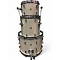 Used 2024 Gretsch Drums 3 Piece USA Custom Silver Glass Drum Kit thumbnail