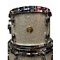 Used 2024 Gretsch Drums 3 Piece USA Custom Silver Glass Drum Kit