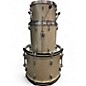 Used 2024 Gretsch Drums 3 Piece USA Custom Silver Glass Drum Kit