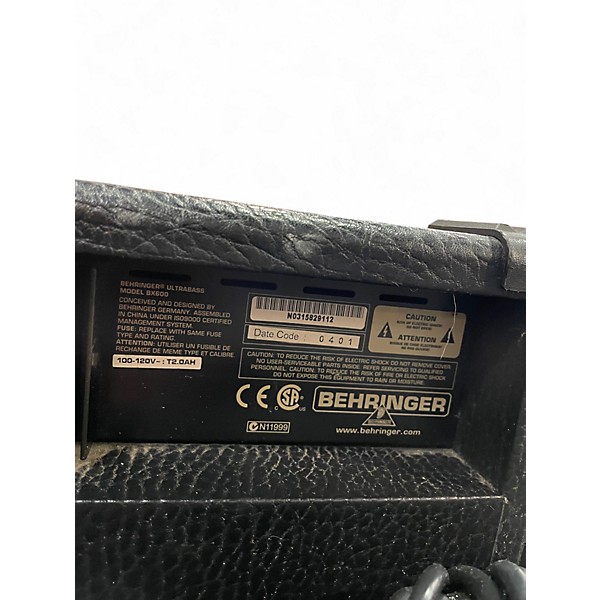 Used Behringer Ultrabass BX600 Bass Combo Amp