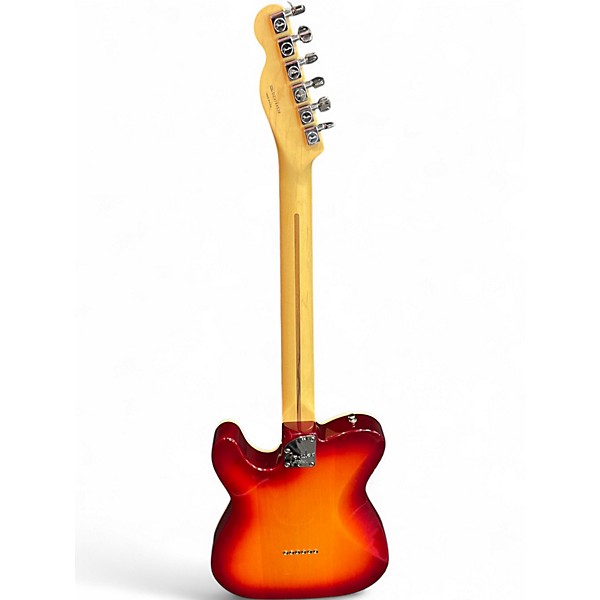 Used Fender American Deluxe Telecaster Cherry Sunburst Solid Body Electric Guitar