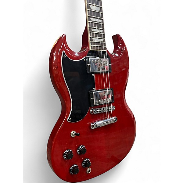 Used Gibson SG Standard Left Handed Heritage Cherry Electric Guitar