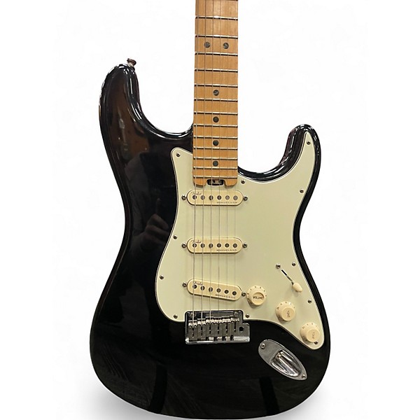 Used Fender American Elite Stratocaster Mystic Black Solid Body Electric Guitar