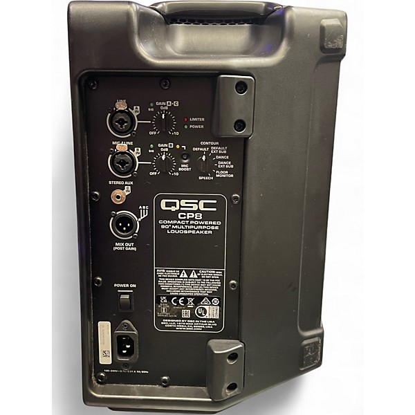 Used QSC CP8 Powered Speaker