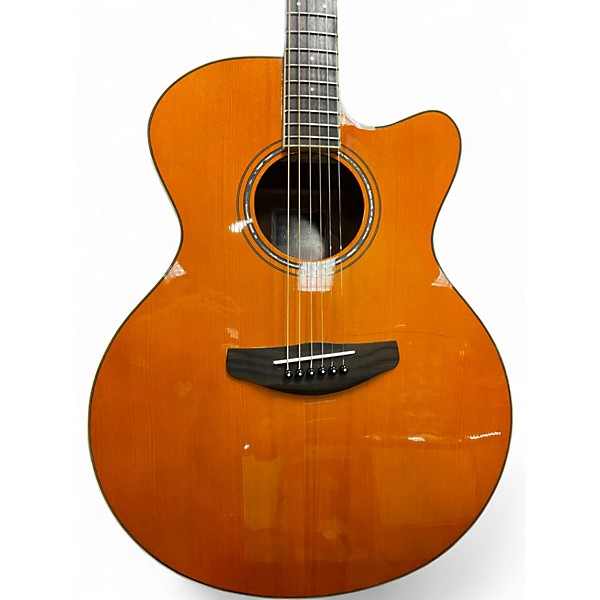 Used Yamaha CPX600 NATURAL Acoustic Electric Guitar