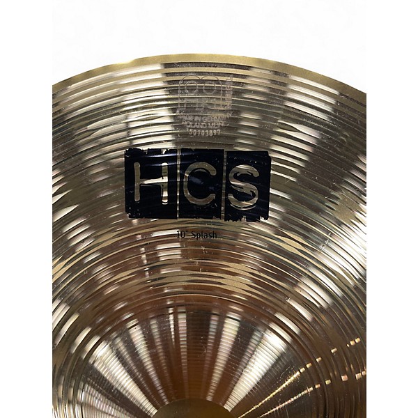 Used MEINL 10in HCS Splash Cymbal