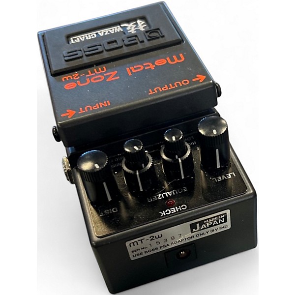 Used BOSS MT2W Metal Zone Waza Craft Effect Pedal