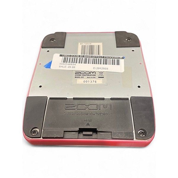 Used Zoom B1 Bass Effect Processor