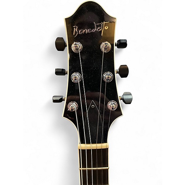 Used Benedetto Guitars Bambino Antique Burst Hollow Body Electric Guitar