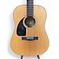 Used Fender CD100 Left Handed Natural Acoustic Guitar