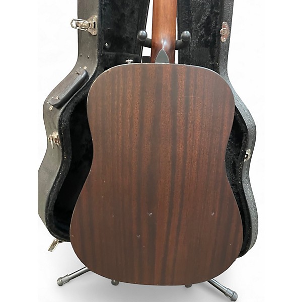 Used Fender CD100 Left Handed Natural Acoustic Guitar