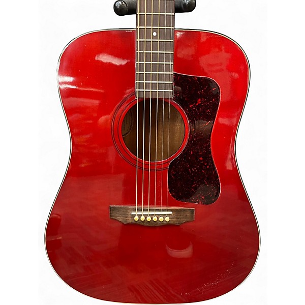 Vintage 1979 Guild D25 Cherry Acoustic Guitar