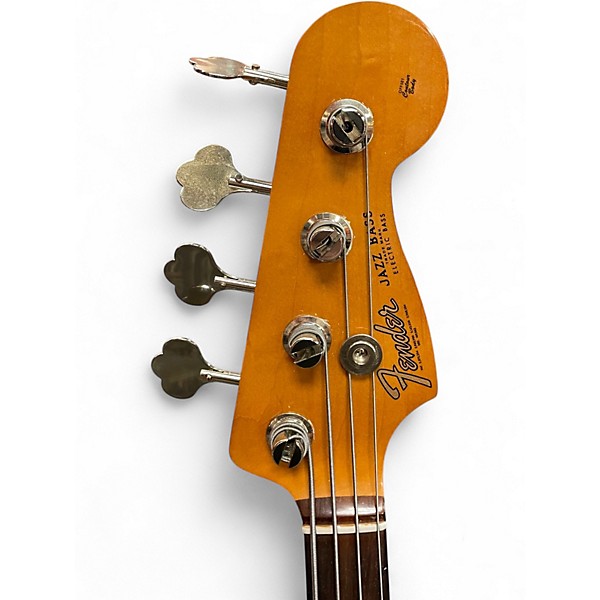 Used Fender Vintera 60s Jazz Bass Black Electric Bass Guitar