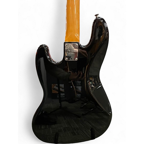 Used Fender Vintera 60s Jazz Bass Black Electric Bass Guitar