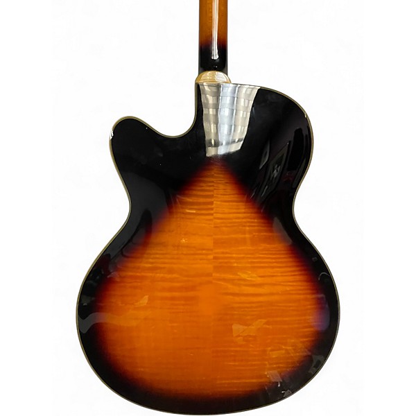 Used Epiphone Emperor II Joe Pass Signature 2 Tone Sunburst Hollow Body Electric Guitar