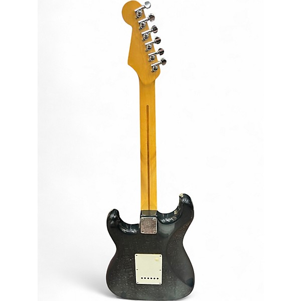 Used Fender JAPANESE STRATOCASTER Black Solid Body Electric Guitar