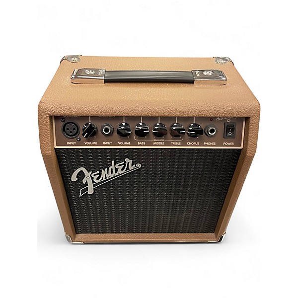 Used Fender Acoustasonic 15 Acoustic Guitar Combo Amp
