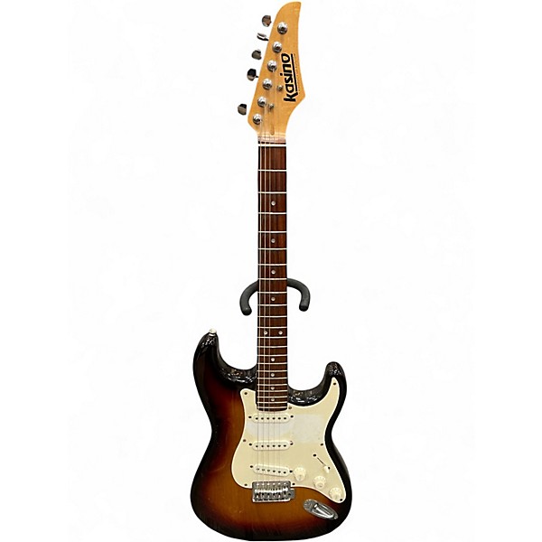 Used Kustom Kasino Electric Guitar Brown Sunburst Solid Body Electric Guitar