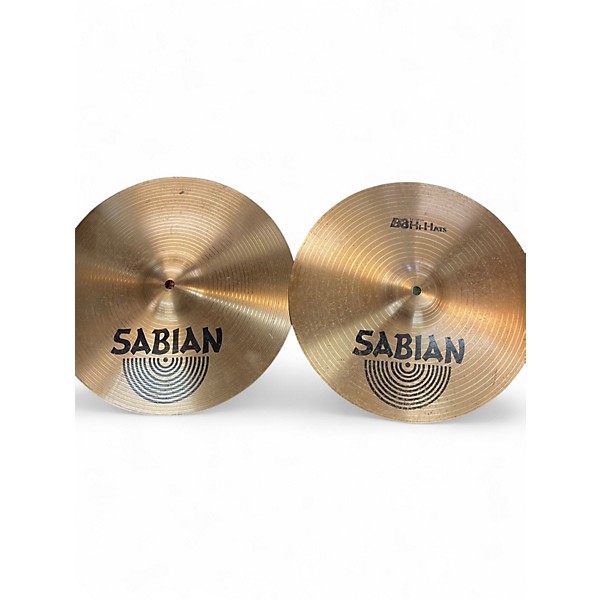 Used SABIAN 14in B8 Hi Hat Pair Cymbal