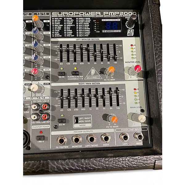 Used Behringer PMP2000 Powered Mixer