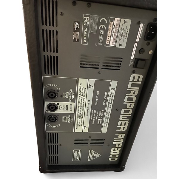 Used Behringer PMP2000 Powered Mixer
