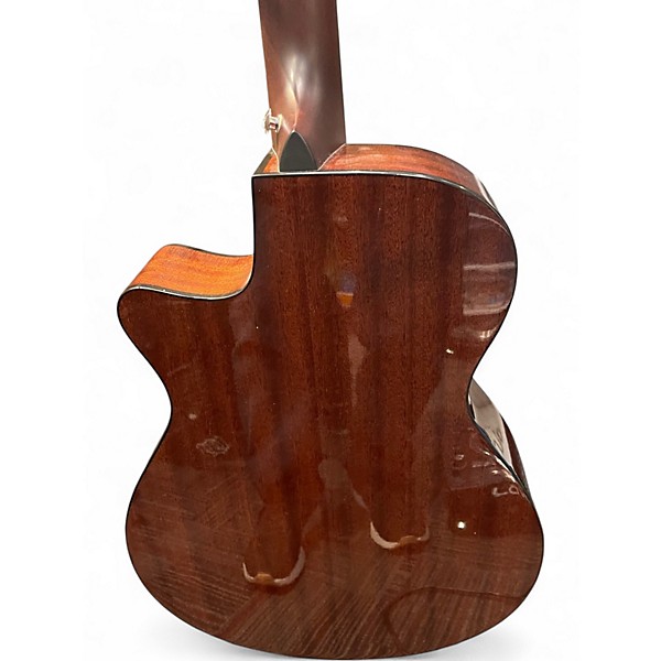 Used Ibanez AEG70 Flamed Green Burst  Acoustic Electric Guitar