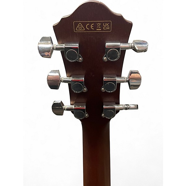 Used Ibanez AEG70 Flamed Green Burst  Acoustic Electric Guitar