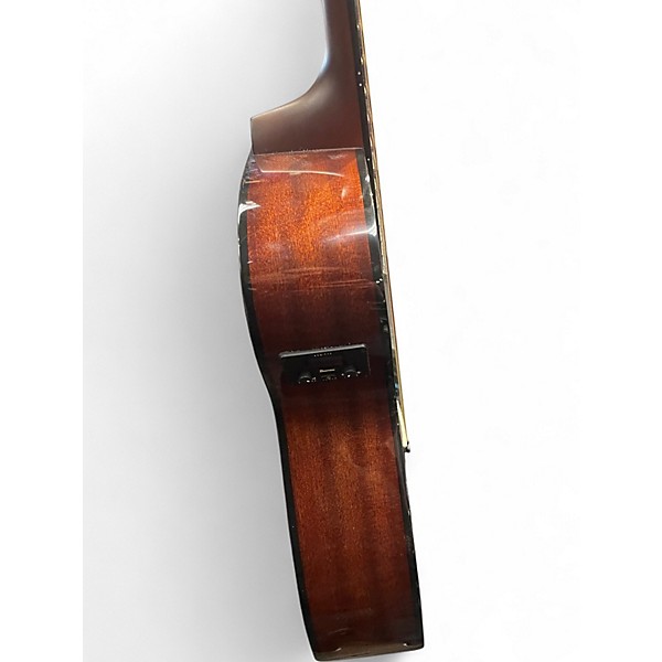 Used Ibanez AEG70 Flamed Green Burst  Acoustic Electric Guitar