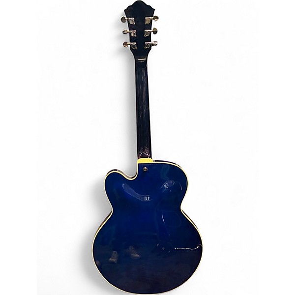 Used Ibanez AFS75T Artcore Trans Blue Hollow Body Electric Guitar