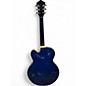 Used Ibanez AFS75T Artcore Trans Blue Hollow Body Electric Guitar