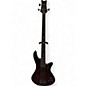 Used Schecter Guitar Research Stiletto Extreme 4 String Red Electric Bass Guitar thumbnail
