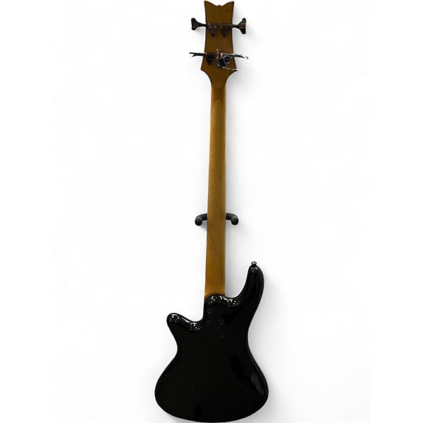 Used Schecter Guitar Research Stiletto Extreme 4 String Red Electric Bass Guitar