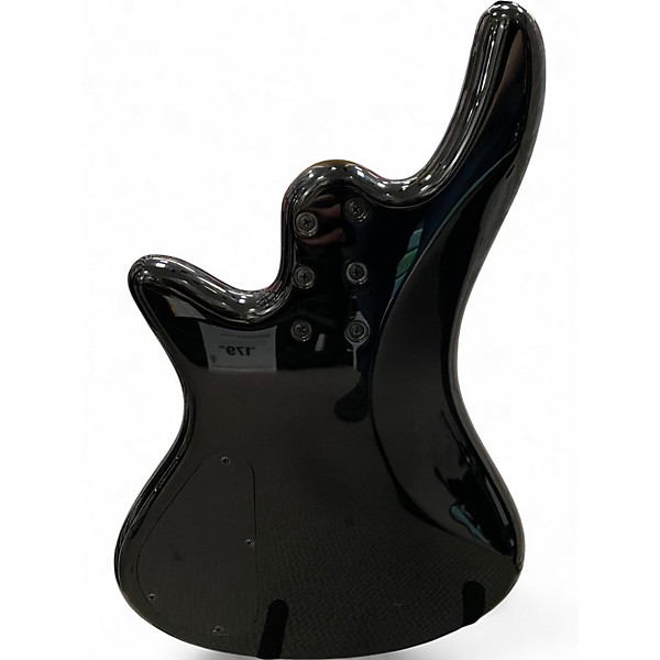 Used Schecter Guitar Research Stiletto Extreme 4 String Red Electric Bass Guitar