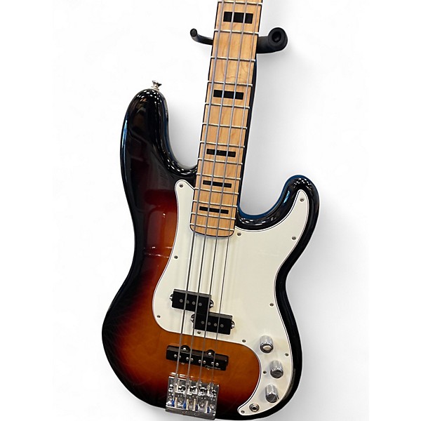 Used Fender Deluxe PJ Bass 3 Color Sunburst Electric Bass Guitar