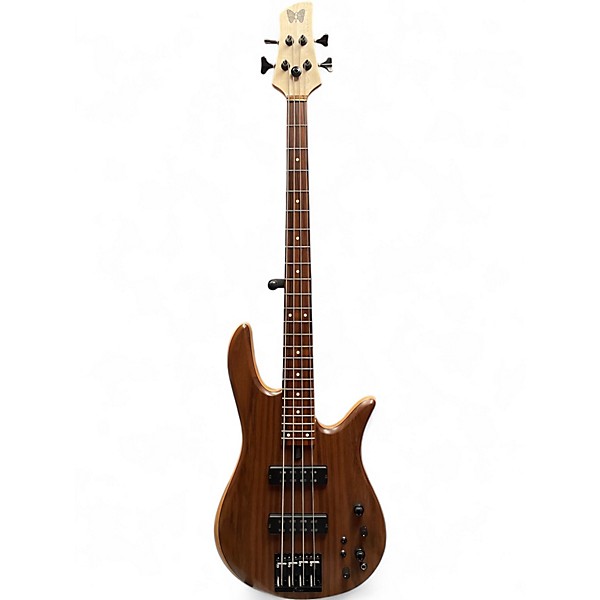 Used 2022 Fodera Monarch IV Standard Walnut/Chambered Ash Electric Bass Guitar