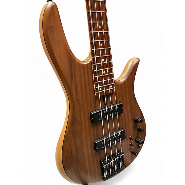Used 2022 Fodera Monarch IV Standard Walnut/Chambered Ash Electric Bass Guitar