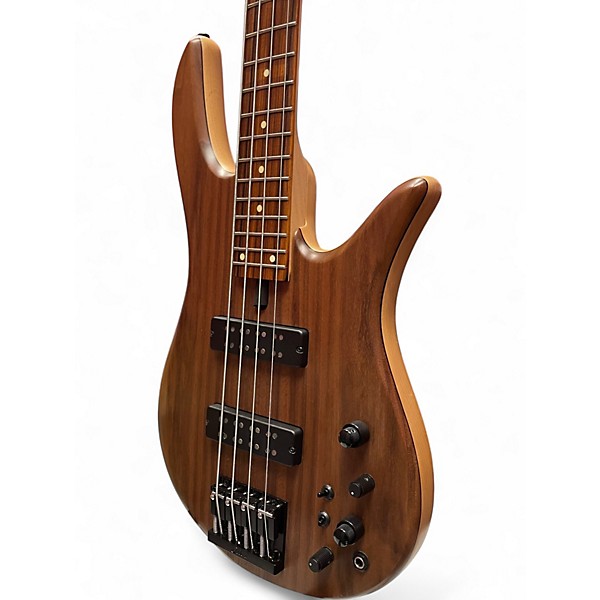 Used 2022 Fodera Monarch IV Standard Walnut/Chambered Ash Electric Bass Guitar